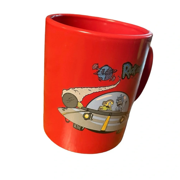 Modern Gourmet Foods Stoneware Rick and Morty Coffee Mug Red - Picture 2 of 7